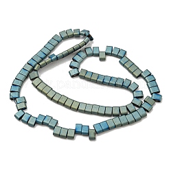 Chapelets de perles en hématite synthétique électrolytique sans magnétiques&nbsp;G-C106-B01-03B