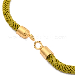 Fabrication de bracelets en cordons de nylon adaptés aux breloques de connecteur&nbsp;AJEW-P116-02G-22
