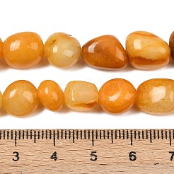 Natürliche gelbe Aventurin Perlen Stränge&nbsp;LS-G-C257-02