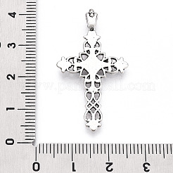 Tibetischem Stil Legierung Kreuz Gothic Anhänger&nbsp;X-TIBEP-371-AS-LF