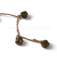 Decoraciones colgantes de hierro campana&nbsp;HJEW-JM02222-01