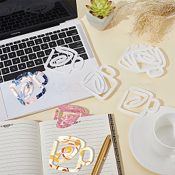 10 trombones en acrylique thermique vierges par sublimation&nbsp;AJEW-CP0006-83A