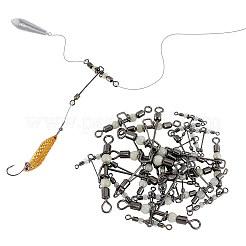 30 pz. 6 girelle in acciaio inox 201 a 3 vie per la pesca a croce&nbsp;FIND-FH0004-45