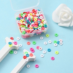 Handgefertigte leuchtende Fimo-Perlen&nbsp;CLAY-YW0001-52