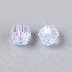 Perle di vetro verniciate a spruzzo trasparente&nbsp;EGLA-N018-4mm-05