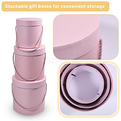 3 Stück 3 Größen Säulenkarton Papier Blumenstrauß Verpackungsboxen&nbsp;CON-BC0007-77A