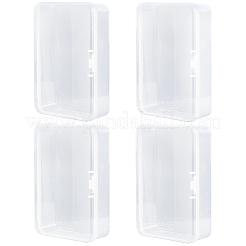 4 Stück Plastikkarten-Aufbewahrungsboxen mit Klappdeckel&nbsp;CON-CP0001-017