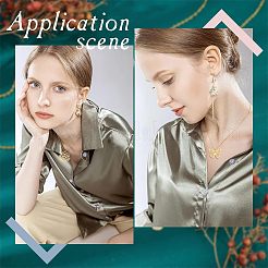 40 Stück 2 Stile 201 Edelstahl Filigran Anhänger&nbsp;STAS-UN0035-73