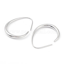 Pendientes colgantes de lágrima de latón para mujer.&nbsp;EJEW-G347-02P