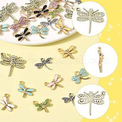 24 stücke 10 stile legierung charms&nbsp;ENAM-FS0003-42
