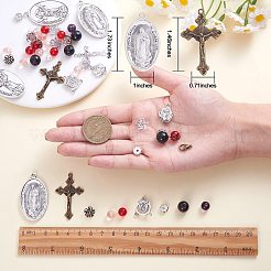 Kit de fabrication de bracelet de collier de perles de chapelet bricolage&nbsp;DIY-SZ0009-59