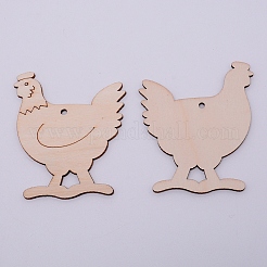 Pendentifs cootonwood&nbsp;WOOD-WH0108-91