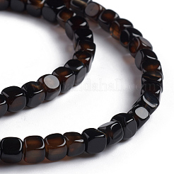 Natürliche schwarze Onyxperlenstränge&nbsp;G-L553-05A