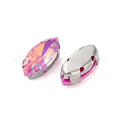Ojo de caballo coser en rhinestone&nbsp;RGLA-L028-08F-06