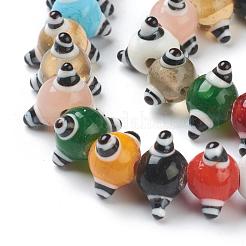 Fatti a mano perle di vetro irregolari&nbsp;LAMP-G142-07B