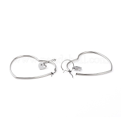 Pendientes de aro de acero inoxidable&nbsp;EJEW-JE04453-03