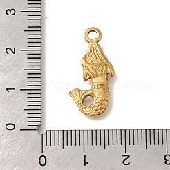 Placcatura ionica (ip) ciondoli in acciaio inossidabile 304&nbsp;STAS-M075-26G