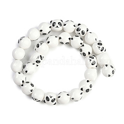 Chapelets de perles en porcelaine manuelle&nbsp;PORC-P029-02A