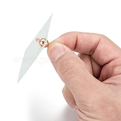 Fermagli magnetici in ottone placcato cremagliera con passanti&nbsp;LS-KK-F801-02B-RG