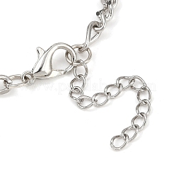 3 pz braccialetti a catena figaro in acciaio inossidabile 304&nbsp;BJEW-JB11641