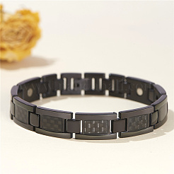 Braccialetti con cinturino per orologio con catena pantera in acciaio inossidabile&nbsp;JB660A