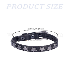 1 bracelet en cuir&nbsp;BJEW-LP0002-56
