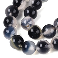 Chapelets de perles d'agate naturelle&nbsp;G-Q606-42B-B01