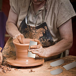 10 Stück Tonschneider aus Edelstahl&nbsp;DIY-SP0005-94