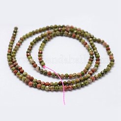Chapelets de perles en unakite naturelle&nbsp;LS-G-K185-05