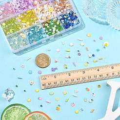 144 g 12 Farben handgefertigte Polymer Clay Cabochons und Kunststoffperlen für die Herstellung von DIY-Schmuckstücken&nbsp;CLAY-FS0001-47