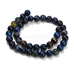 Chapelets de perles d'œil de tigre naturel&nbsp;LS-G-B133-A02-10mm-09