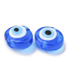Hechos a mano de los abalorios del lampwork del ojo malvado&nbsp;LAMP-G168-02M