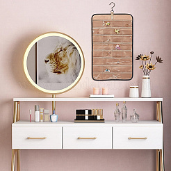 Doppelseitige PVC-Schmuckrollen zum Aufhängen an der Wand&nbsp;AJEW-WH0323-01B
