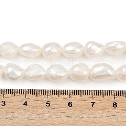 Fili di perle di perle d'acqua dolce coltivate naturali&nbsp;PEAR-P064-20C-04C