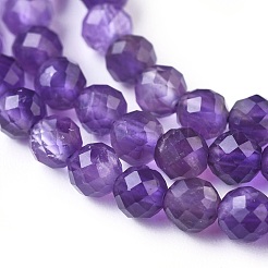 Chapelets de perles en améthyste naturelle&nbsp;G-F619-46C