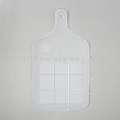 Rechteck mit Mustergriff Essteller Silikonformen&nbsp;DIY-L021-57