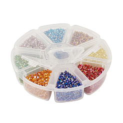 11/0 zwei geschnittene runde Loch-Glasperlen&nbsp;SEED-YS0001-01