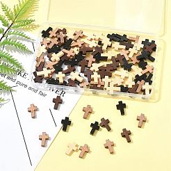 100 Stück Holzanhänger in 4 Farben&nbsp;WOOD-FS0001-50