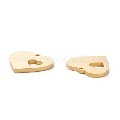 Pendentifs vierges estampés en acier inoxydable 201&nbsp;STAS-F231-042G