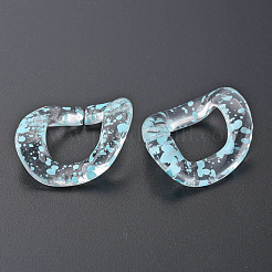 Transparentem Acryl Verknüpfung Ringe&nbsp;OACR-N009-015A-B08