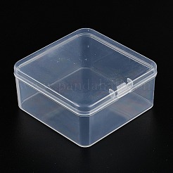 Contenitori di perline di plastica con coperchio incernierato&nbsp;CON-Z007-03C