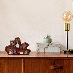 Plateau de rangement en bois pour décorations de bureau&nbsp;WOCR-PW0007-08