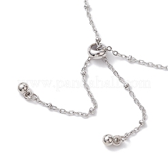 Realizzazione di braccialetti scorrevoli in acciaio inossidabile 304&nbsp;AJEW-JB01252-02