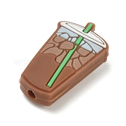 Cuentas de silicona con tema de café&nbsp;SL-CBACE28-01C