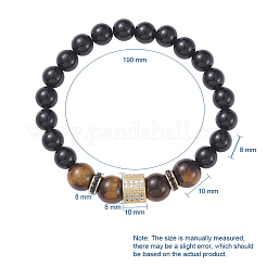 Bracciali unisex elasticizzati&nbsp;BJEW-JB04846