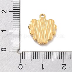 Pendentifs en acier inoxydable 304 émaillés&nbsp;STAS-M092-12G-02