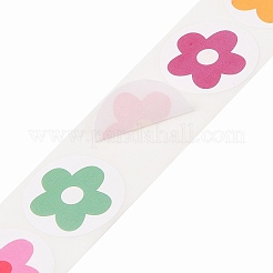 500 Stück Blumenaufkleber.&nbsp;AJEW-S089-09