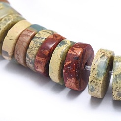Fili di perline naturali aqua jasper&nbsp;G-I213-08-10mm