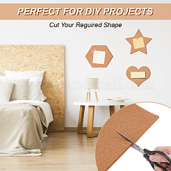 Fogli di sughero autoadesivi&nbsp;DIY-WH0488-76A