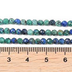 Natürliche Chrysokolla und Lapislazuli Perlen&nbsp;G-B175-D06-3mm